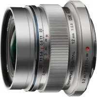Olympus Objectif hybride Olympus M. Zuiko Digital ED 12 mm f/2.0 Argent