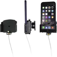 Brodit Support pour attache de câble, Support pour smartphone, Noir