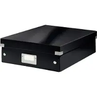 Leitz Boîte d'organisation Click + Store , taille moyenne, noir