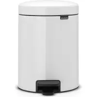 Brabantia NewIcon Poubelle à pédale 5 Litres Blanc