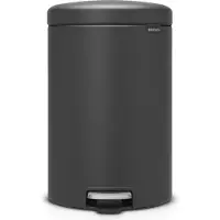 Brabantia Poubelle ? p?dale Brabantia NewIcon 20 Litres Infinite Grey
