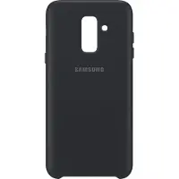 Samsung Galaxy A6 Plus (2018) Dual Layer Cover Back Cover Zwart