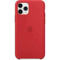 Apple iPhone 11 Pro Back Cover Silicone Rouge