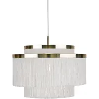 Globen Lighting Suspension , Blanc, Salon / séjour, Métal