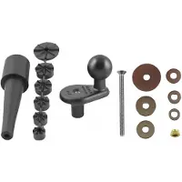 RAM Mounts Base de potence de vélo avec boule de 2,5 cm de diamètre