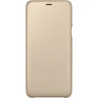 Samsung Coque à rabat Portefeuille Samsung Galaxy A6 Plus (2018) Or