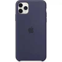 Apple iPhone 11 Pro Max Back Cover Silicone Bleu nuit