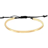 Elli Bracelet 'Basic' or / noir