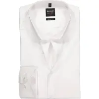 Olymp Chemise Level Five Manches Extra Longues Coupe Cintrée Bla Blanc taille 42