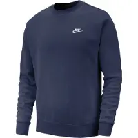 Nike Sweat-shirt 'Club Fleece' marine / blanc