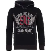 Cipo & Baxx Sweat-shirt gris / rouge / noir