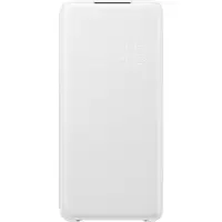 Samsung Étui de téléphone portefeuille LED View pour le Galaxy S20 Plus - Blanc