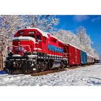 Bluebird Puzzle Train en hiver 1500 pièces