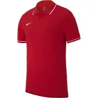 Nike Team Club 19 Short Sleeve Polo Rouge 12 Years Garçon