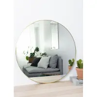 You do it Miroir Jersey - aspect laiton Ø80 cm