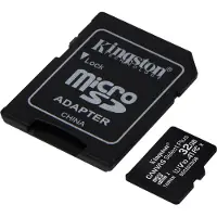 Kingston MicroSDHC Canvas Select Plus 32 Go 100 Mo/s + Adaptateur SD