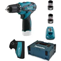 Makita Perceuse visseuse 10,8 V - - avec 2 batteries 1,3Ah- chargeur - MAKPAC- DF330DWJ