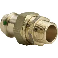 Viega GmbH & Co.KG Raccord Profi-/Sanpress RG AG m SC-Contur à joint plat 22mmx1 (Raccord à sertir)