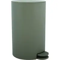 MSV Cosmétique "Osaki" Poubelle à pédale Poubelle - 3 litres - avec seau intérieur amovible - Taupe