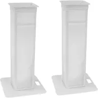 Eurolite Adjustable Stage Stands with Cover and Bag White