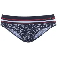 LASCANA Bas de bikini 'Minimal' bleu marine / rouge / blanc