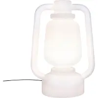 QAZQA Lampadaire blanc 110 cm IP44 - Storm Extra Large