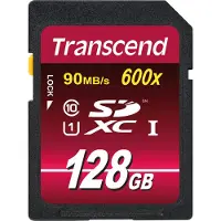 Transcend Ultimate series - Carte mémoire flash - 128 Go - UHS Class 1 / Class10 - 600x - SDXC UHS-I