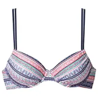 s.Oliver Hauts de bikini marine / turquoise / rose clair / blanc