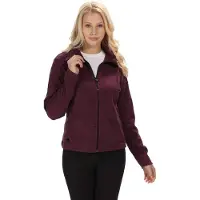 Regatta Polaire chinée Zyranda avec bordures à chevrons ouverture zippée Polaire Femme Prune FR : M (Taille Fabricant : 42)
