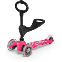 Micro Mini 3in1 Deluxe Scooter/Disaster Pink Rose