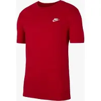 Nike T-Shirt 'Club' rouge / blanc
