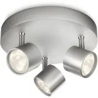 Philips myliving Spot 562434816, 3 ampoule(s), LED, 3 W, 2700 K, 220-240, aluminium