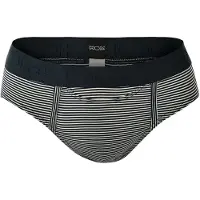 Hom Slip 'Simon' bleu nuit / blanc