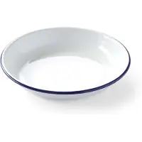 Super Merchant Assiette creuse émaillée, Assiettes, Bleu, Blanc