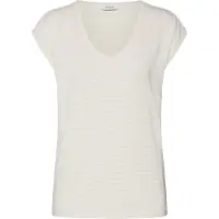 Pieces T-shirt 'PCBillo' blanc cassé