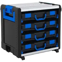 SORTIMO 1000003823 WorkMo 24-500 mit 8 Kofferführungen inkl. BOXXen (8x)