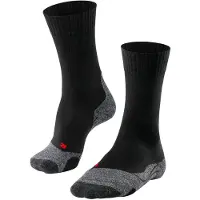 Falke Chaussettes de sport gris / rouge orangé / noir