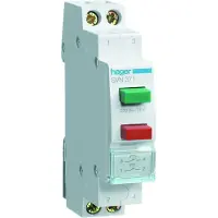 Hager Bouton, 2x 2S - Bouton pour tableau de distribution SVN371