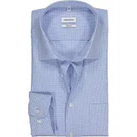Seidensticker Chemise bleu clair / blanc