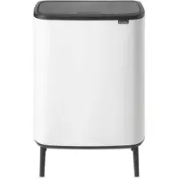 Brabantia Bo Touch Hi Trash Can 2 Pieces Clair