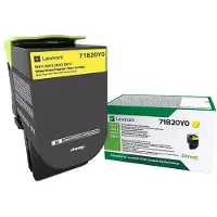 Lexmark 71B20Y0 - Jaune - Toner
