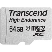 Transcend 64 Go microSDXC - 64 Go - MicroSDXC - Classe 10 - MLC - 95 Mo/s - 45 Mo/s