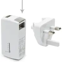 Targus 2-In-1 Usb Wall Charger & Power Bank - Banque D'alimentation/Adaptateur Secteur 2100 Mah (Usb (Alimentation Uniquement)) - Blanc - Australie, Royaume-Uni, Etats-Unis, Europe