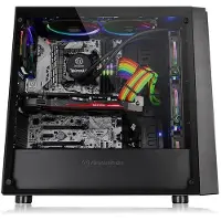 Thermaltake Versa J21 Tempered Glass Edition Boîtier informatique noir midi (CA-1K1-00M1WN-00)