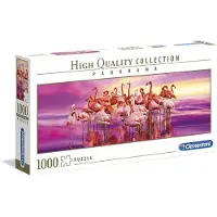 Clementoni High Quality Collection Puzzle Flamingo Tanz 1000 pièces Panorama Puzzle