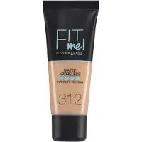 Maybelline Fond de teint - - FIT ME MATTE - Teinte 312 - Fini mat - Non comédogène
