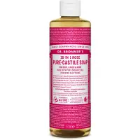 Dr. Bronner’s DR. BRONNER'S Savon liquide à la rose 475 ml Savon