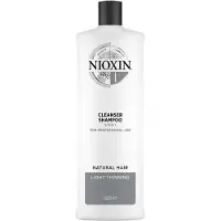 Nioxin System 1 Shampoo Cheveux Fins de Normaux à Clairsemés - 1000 ml