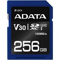 ADATA Carte mémoire flash Premier Pro 256 Go Video Class V30 - UHS-I U3 - Class10 SDXC UHS-I