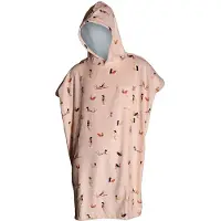 After Essentials - Poncho de bain - Madrague Sunset - Rose